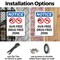 Signmission Gun Free Drug Free Zone OSHA Notice Sign, Plastic, 7in W x 10in L, 2PK OS-2PACK-NS-P-710-V-13177 - alternate 2